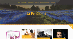 Desktop Screenshot of lapenultima.org